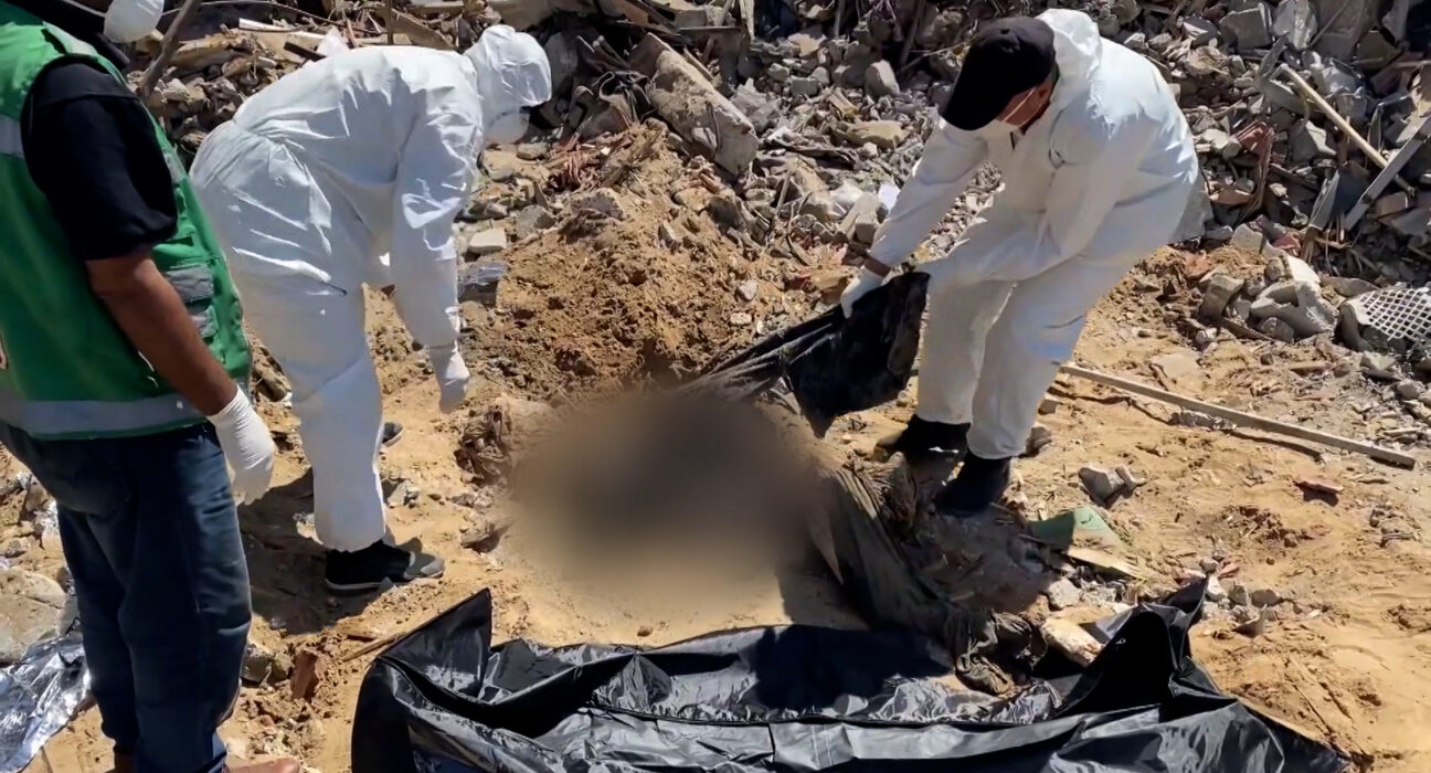 Gaza’s seventh mass grave discovered at al-Shifa Hospital | Gaza