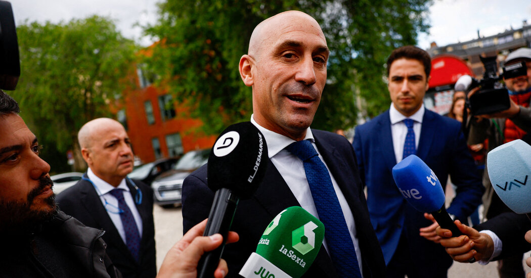 Luis Rubiales, Ex-Soccer Chief, to Be Tried in Spain for Unwanted Kiss