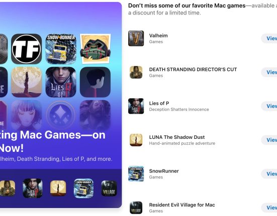 Apple Launches Sale on Mac App Store Games