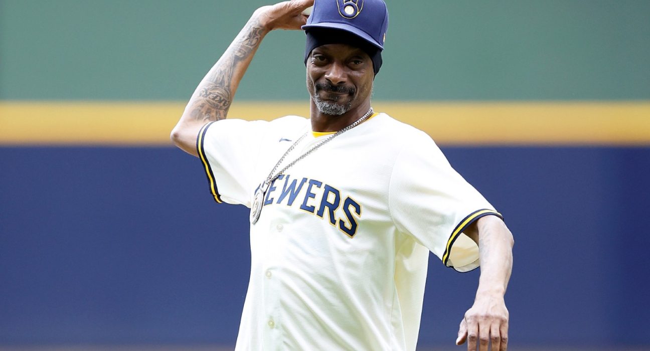 Snoop Dogg Throws First Pitch, Calls Milwaukee Brewers Game: Watch