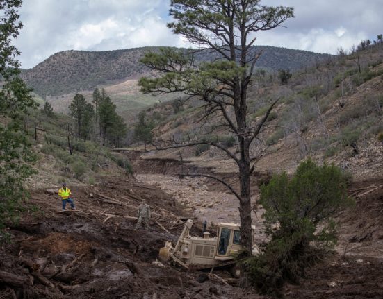 Debris Flows After Wildfires in New Mexico Threaten Towns