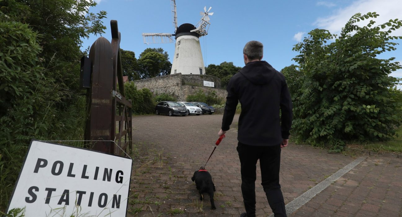 Photos: The dogs of UK election day | Elections News