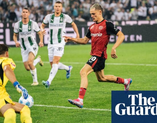 European roundup: Leverkusen grab late winner to deny Gladbach in thriller | European club football