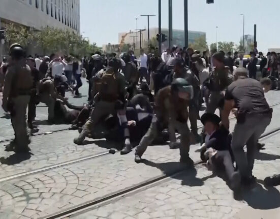 Israeli police beat ultra-Orthodox Jewish protesters to disperse them | Police