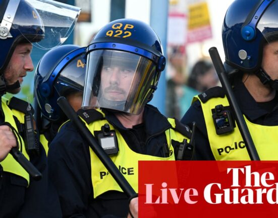 UK riots live: rioters jailed over Merseyside disorder as police brace for more far-right unrest | UK news