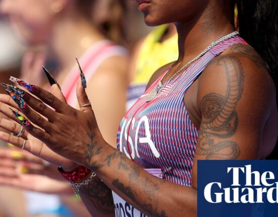 ‘Bougie and beautiful on the track’: nails complete the look at the Olympics | Paris Olympic Games 2024