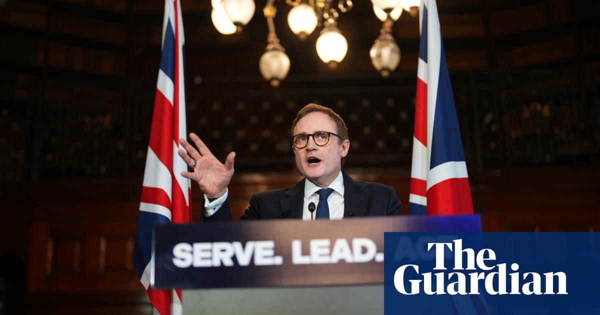 Tom Tugendhat says voters no longer take Conservative party seriously | Tom Tugendhat