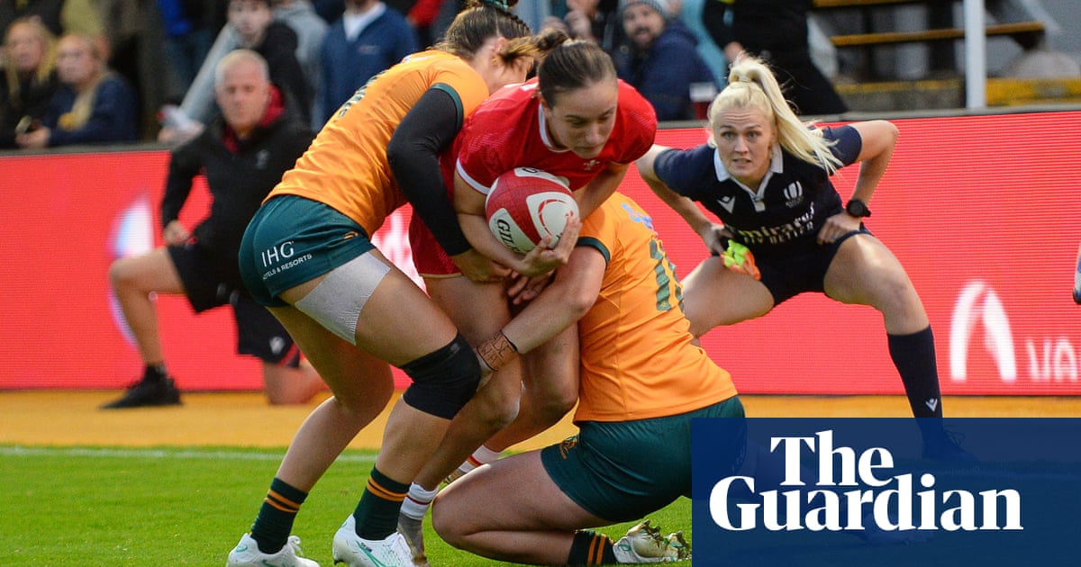 Wallaroos denied draw on tour by last-gasp try for history-making Wales | Women's rugby union