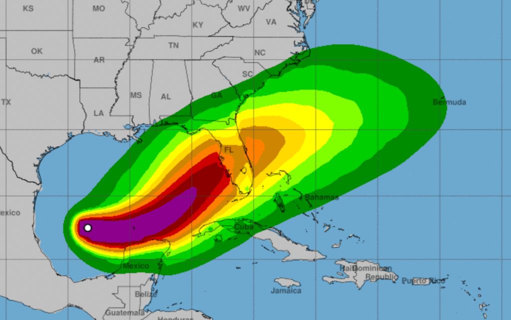 Hurricane Milton Forecast To Hit Florida As Cat. 3 Just Days After Helene