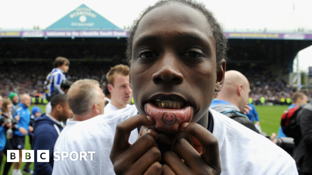 Nile Ranger celebrates scoring for Newcastle in their 4-3 League Cup win at Chelsea in 2010