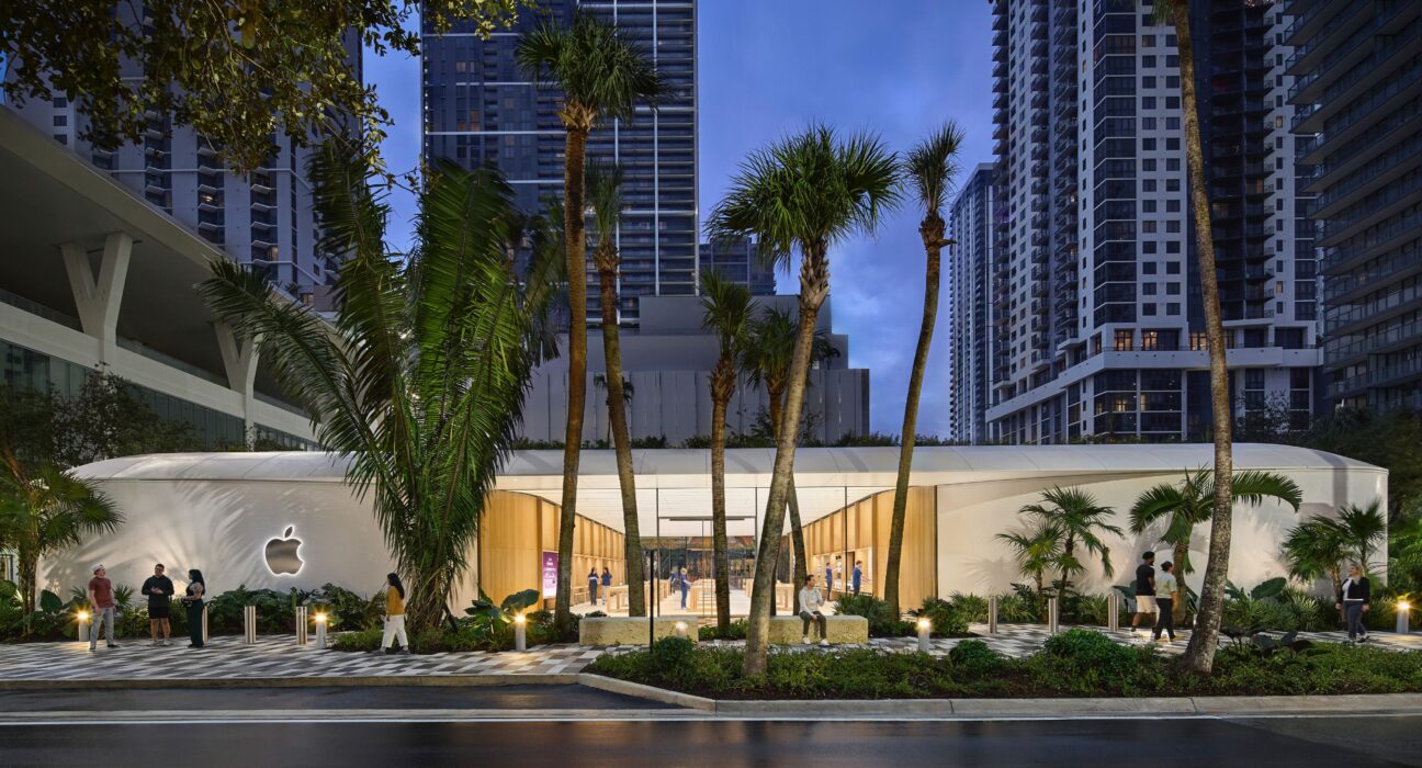 Apple Previews New Store in Miami With a Unique Feature on the Roof